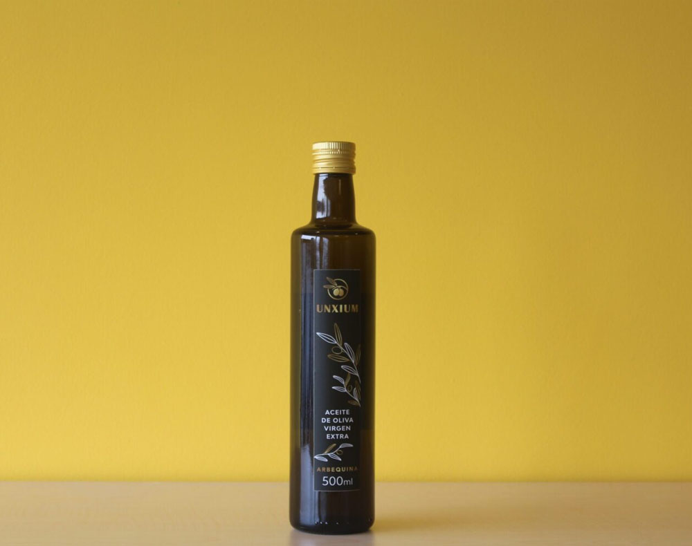 Aceite de oliva Arbequina Botella de 500 ml