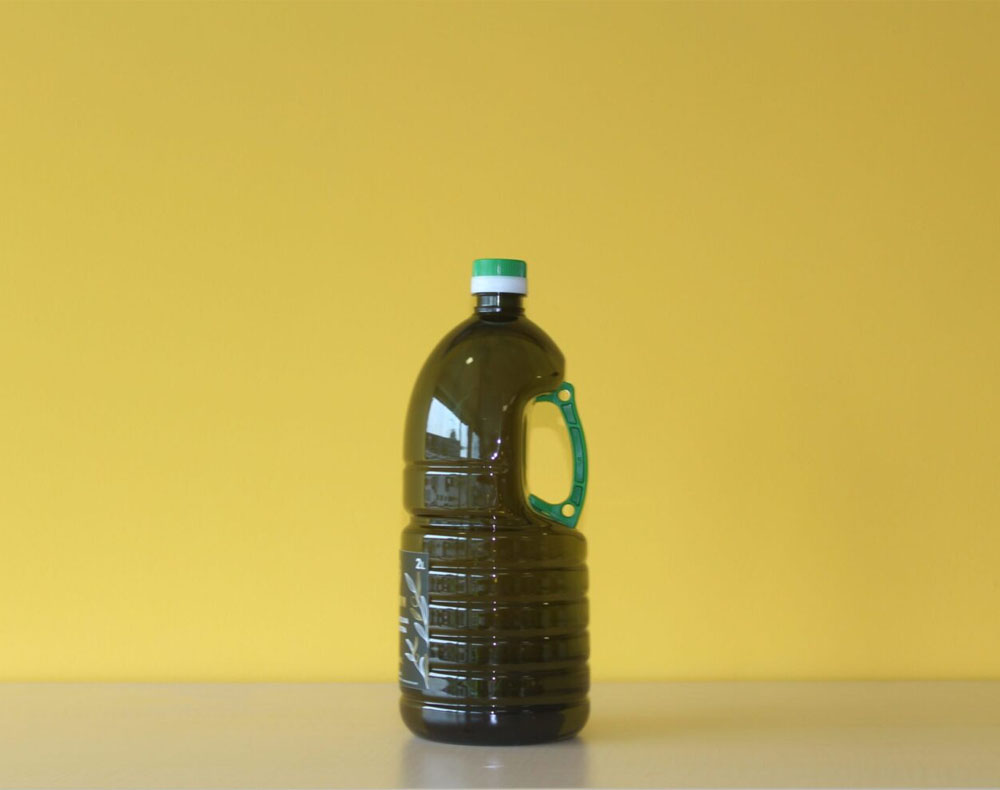 Aceite oliva Vidrial garrafa 2 L trasera